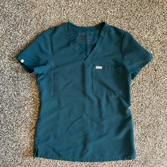 Pacific Blue Figs Scrub Set XXS/XXSP - Picture 2 of 10